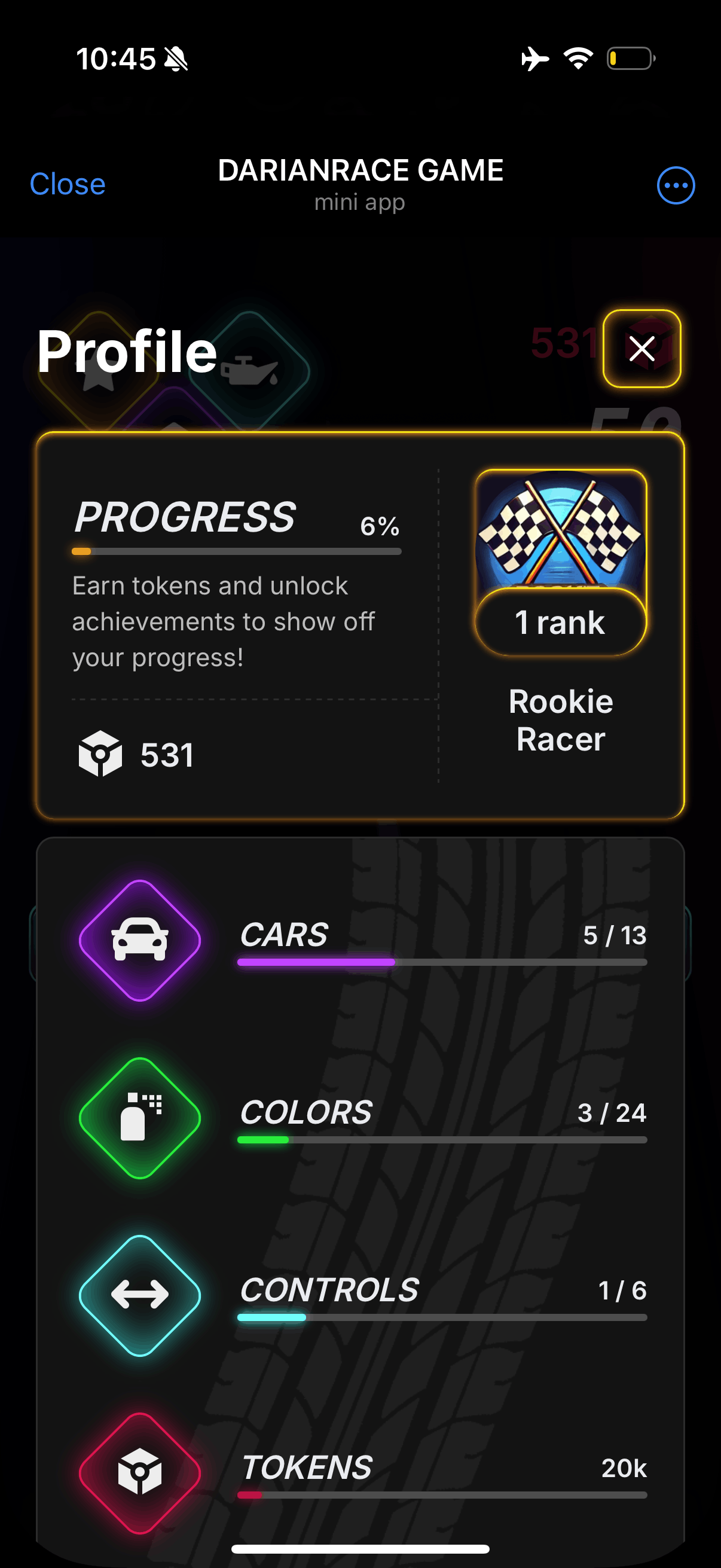 DarianRace screen 3
