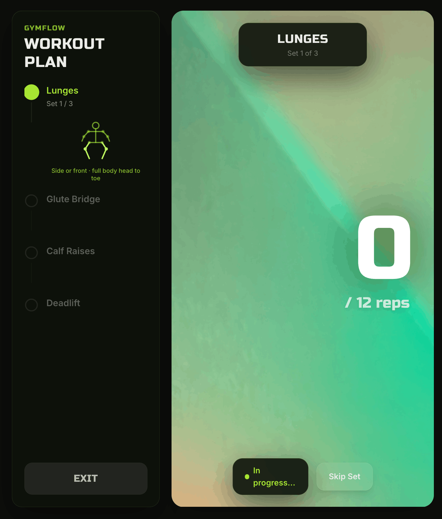 GymFlow screen 3